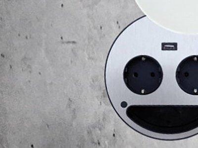 Gniazdo Smile dostępne jest w wersji czarnej i białej. © Wipo